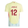 Officiële Voetbalshirt Spanje Joselu 12 Uit EK 2024 - Heren